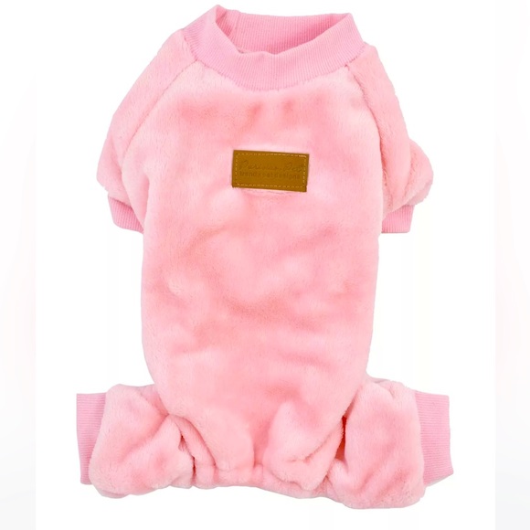 Parisian Pet Other - Parisian Pet pink velour dog pajamas